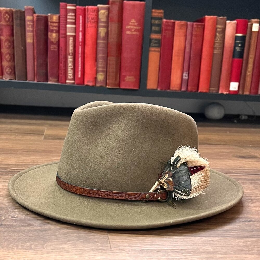 HatQuarters USA by Bailey Litefelt  Wool Fly Fishing Fedora Hat